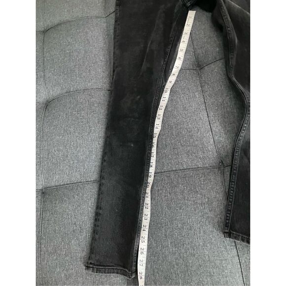 REFORMATION Black Erie Wash High Rise Button Fly Jeans Size 26 - Picture 9 of 12